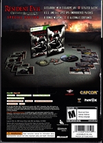 Xbox 360 Resident Evil Operation Raccoon City Special Edition Back CoverThumbnail